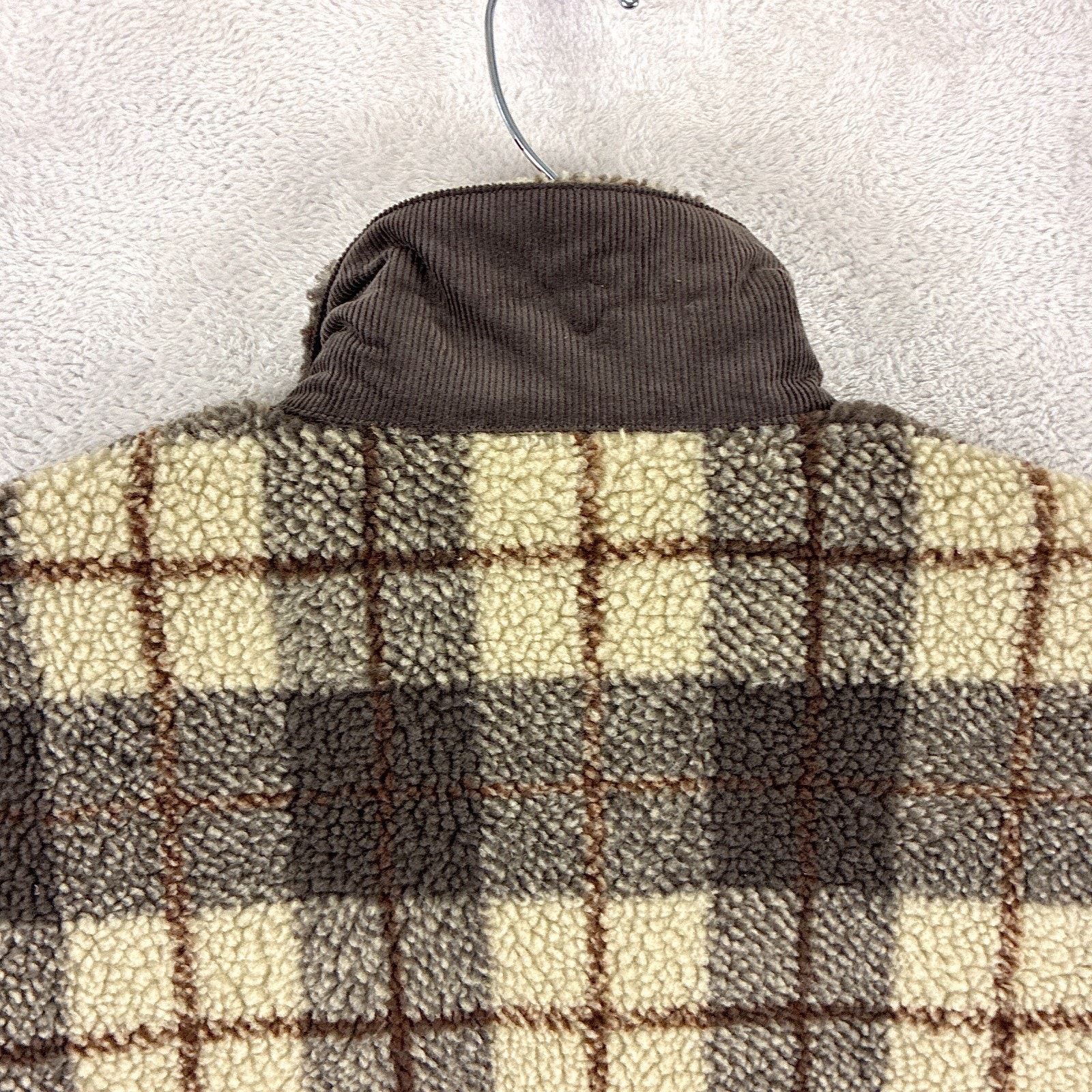 Katin Jacket Mens M Brown Plaid Anderson Sherpa Outdoors Hiking Preppy Huckberry — image 5 of 8
